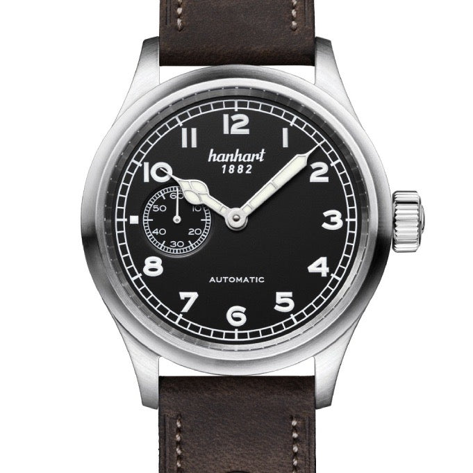 Hanhart Pioneer Automatic Zwart 40 mm