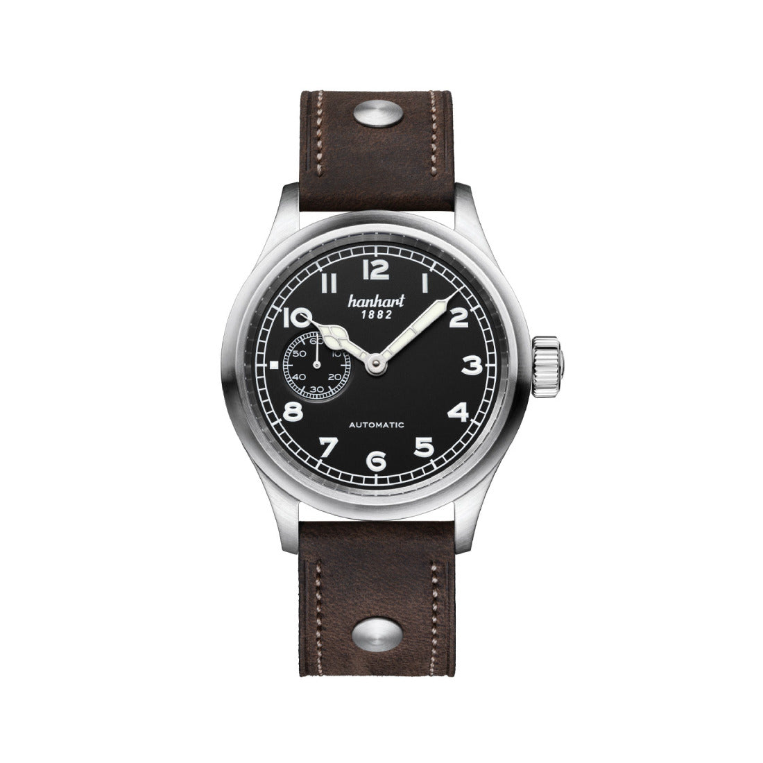Hanhart Pioneer Automatic Zwart 40 mm
