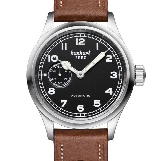Hanhart Pioneer Automatic Black 40mm