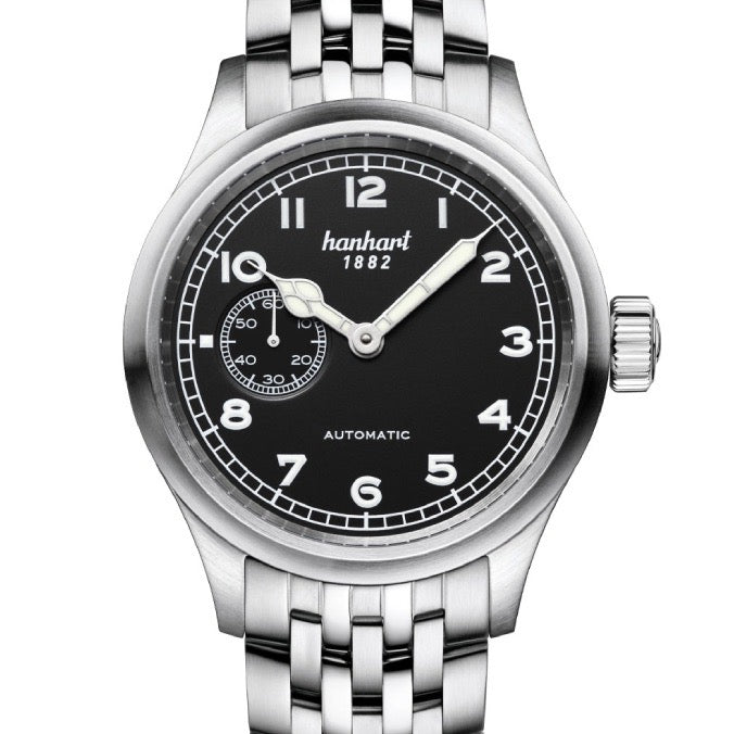 Hanhart Pioneer Automatic Black 40mm