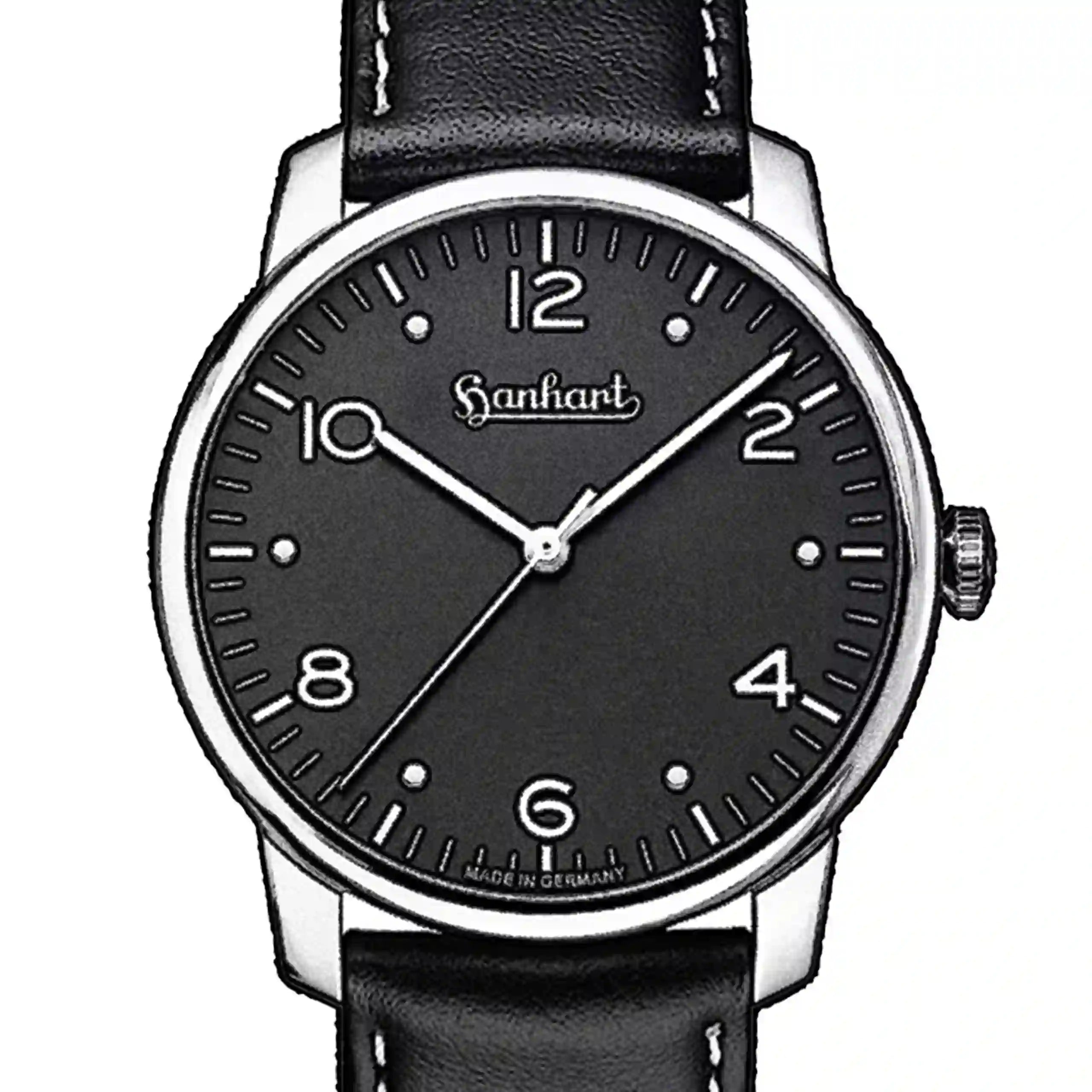 Hanhart Pioneer Automatic Black 40mm