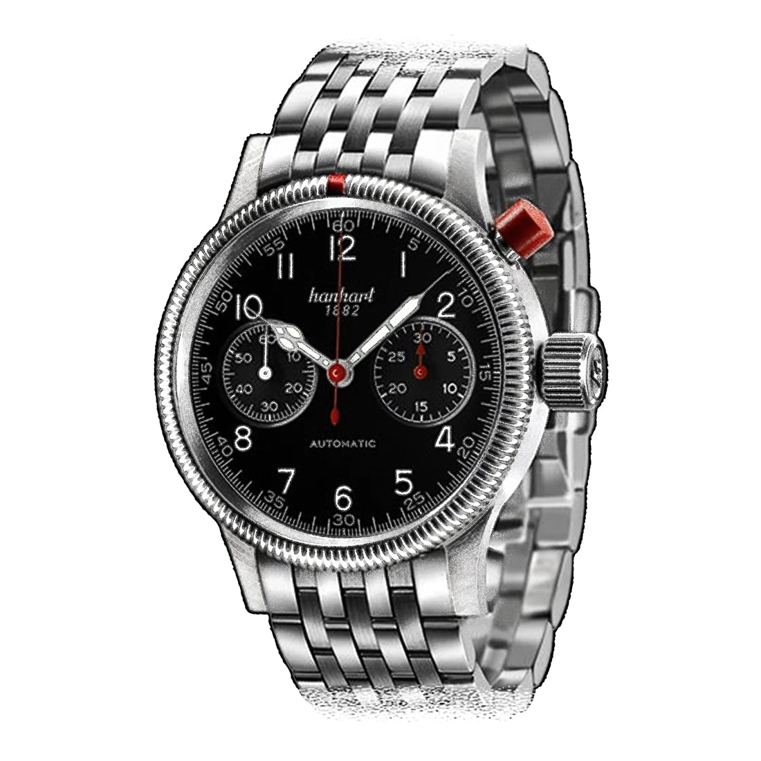 Hanhart Pioneer Automatic Black 40mm