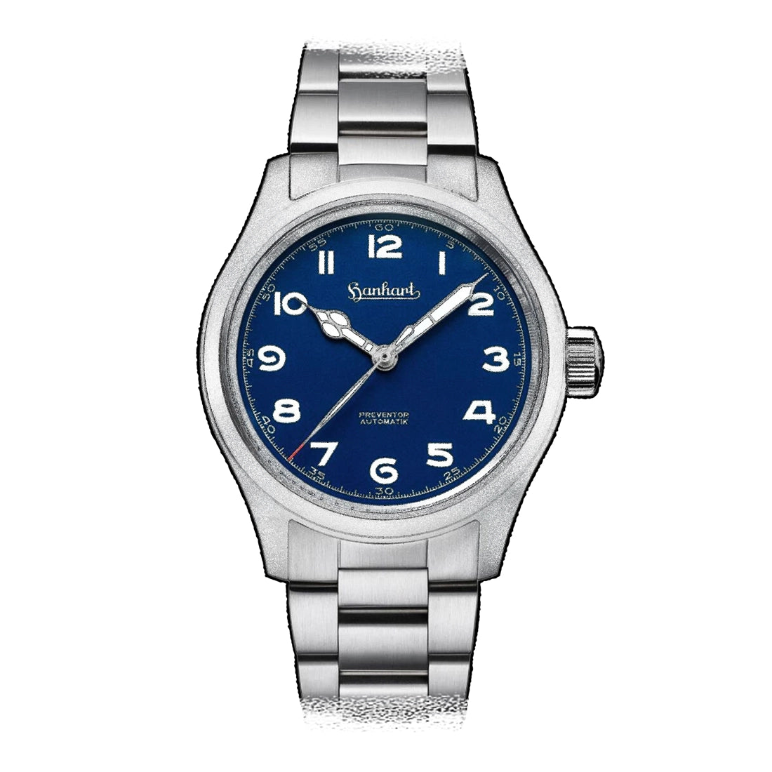 Hanhart Pioneer Preventor HD12 Automatic Blue 39mm