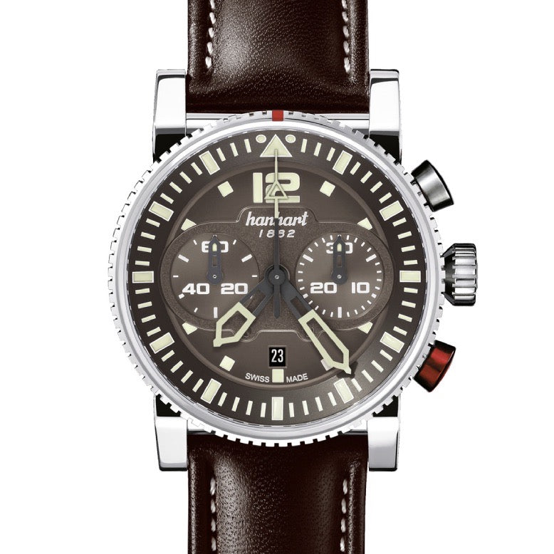 Hanhart Primus Automatic Brown 44mm