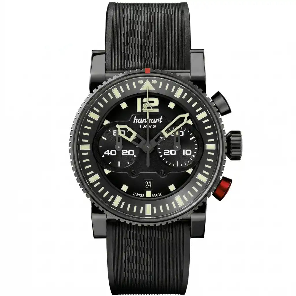 Hanhart Primus Automatic Black 44mm
