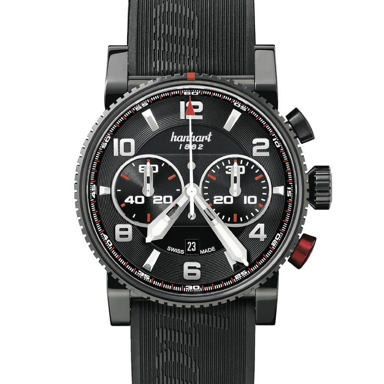 Hanhart Primus Automatic Zwart 44 mm