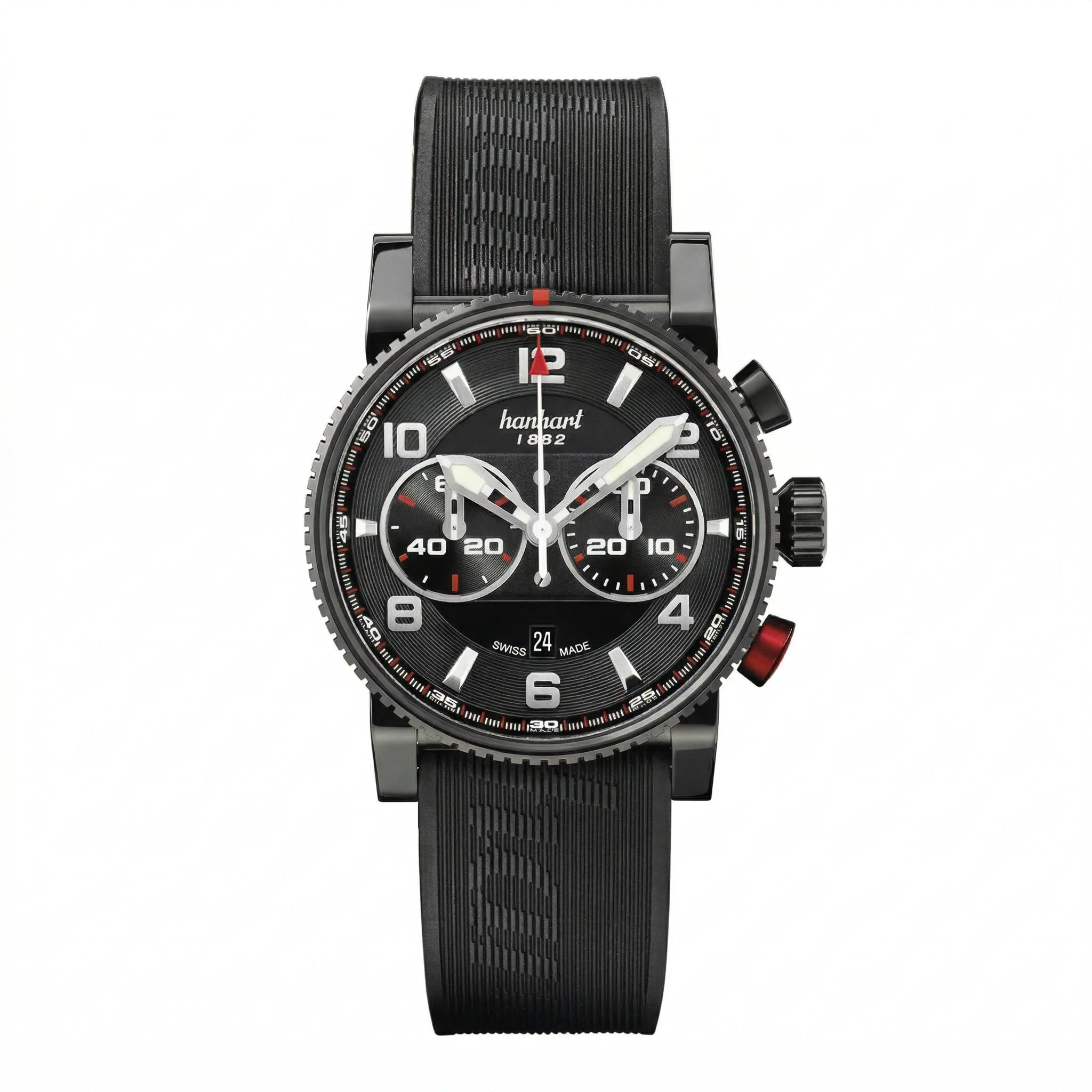 Hanhart Primus Automatic Black 44mm