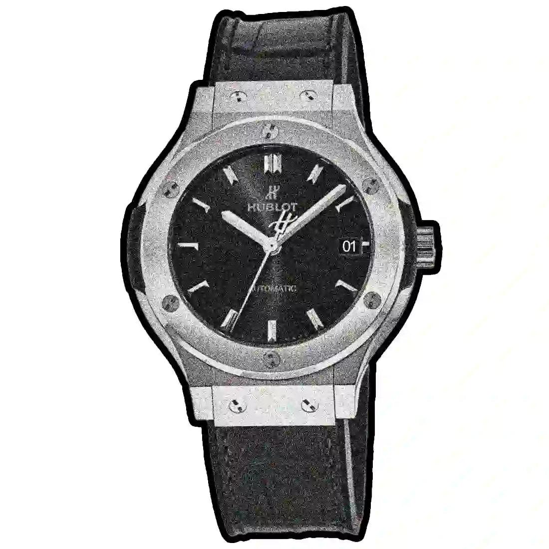Hublot Classic Fusion Automatic Zwart 38 mm
