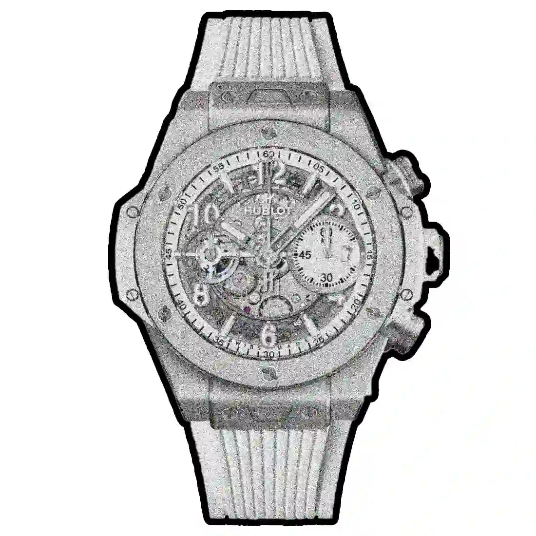 Hublot Big Bang Automatik Weiß