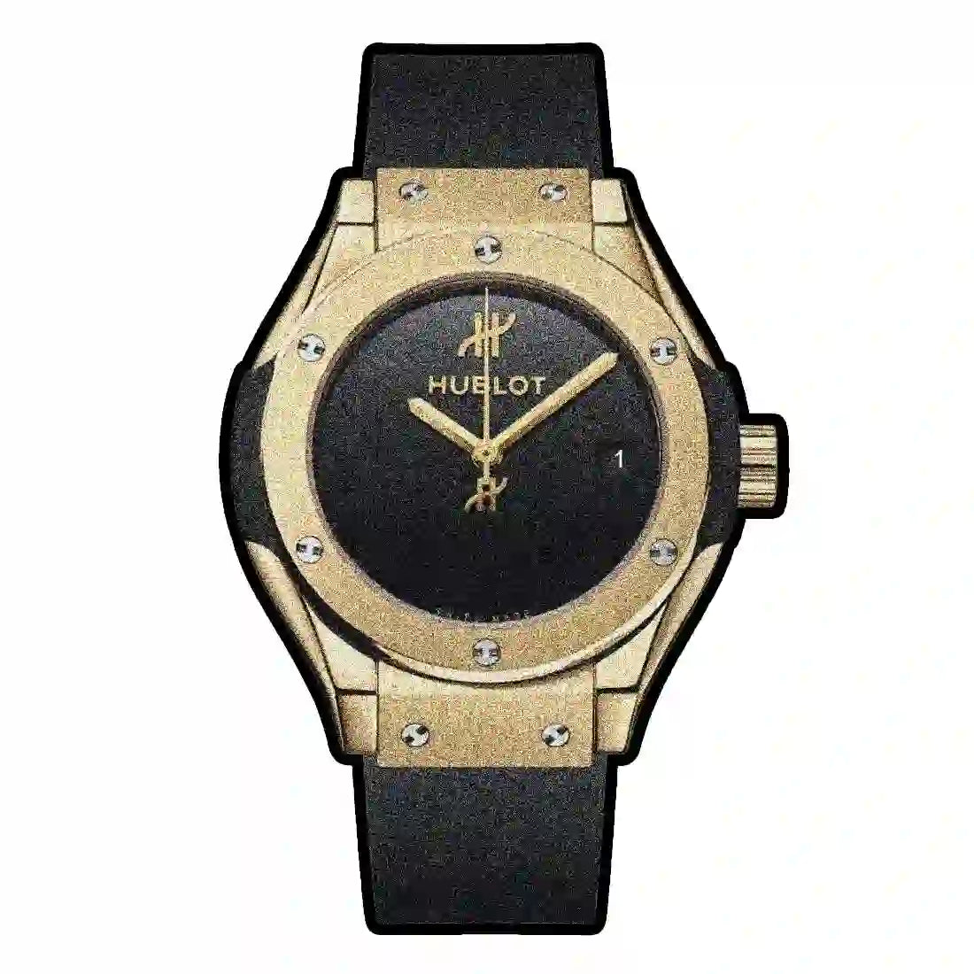 Hublot Classic Fusion Quartz Zwart 29 mm