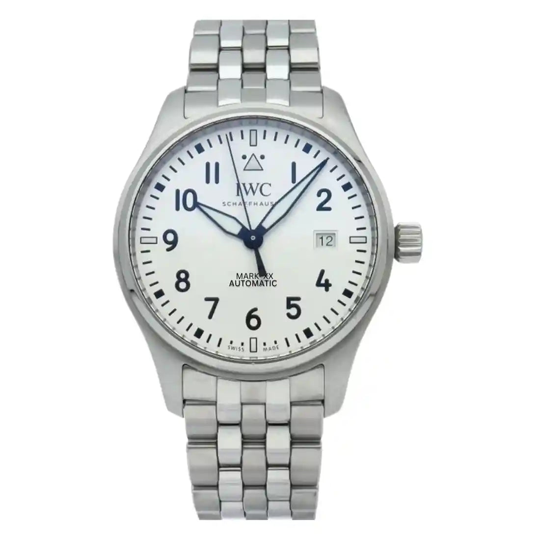 IWC Montre d'Aviateur Automatique Blanc 40 mm