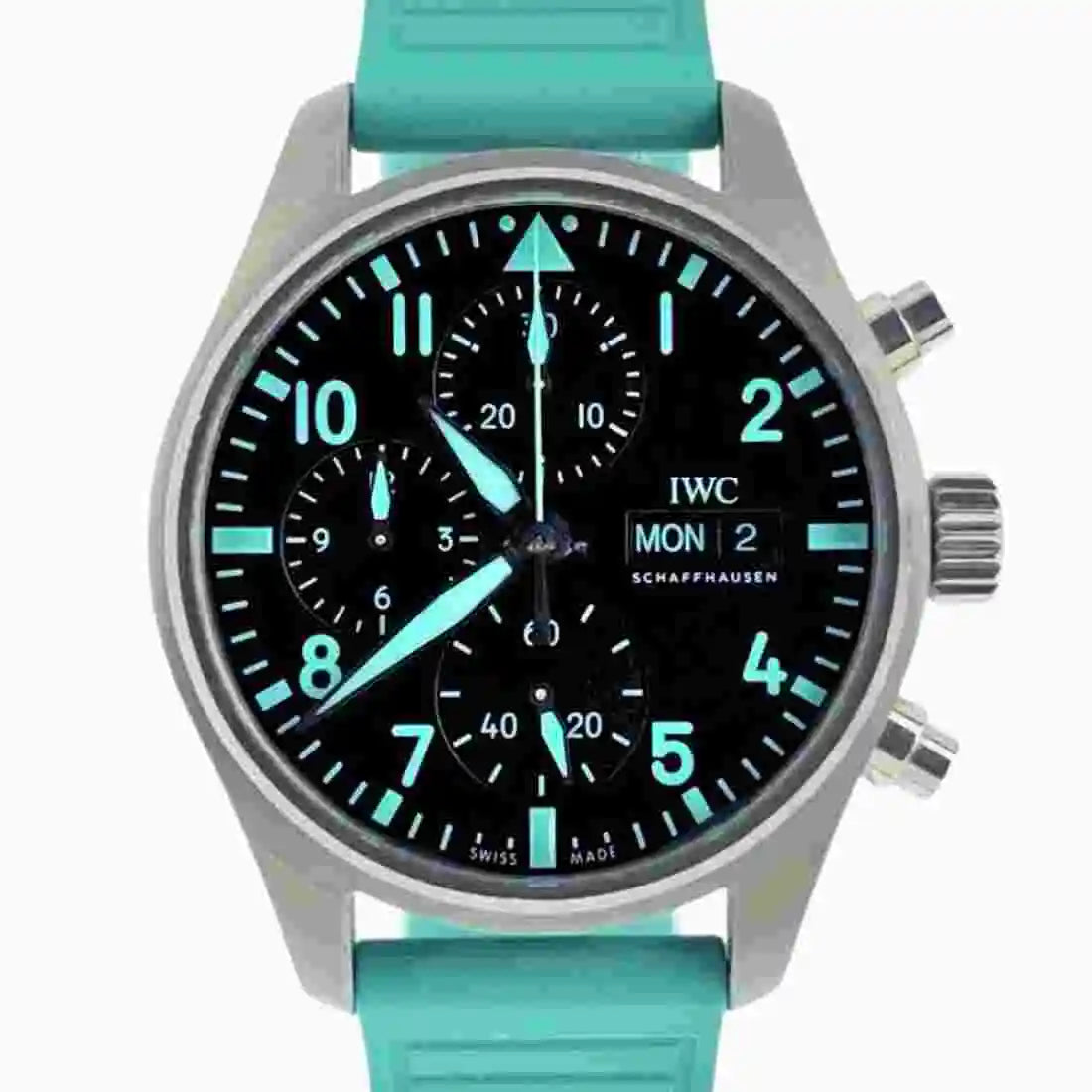 IWC Montre d'Aviateur Automatique Noir 41mm