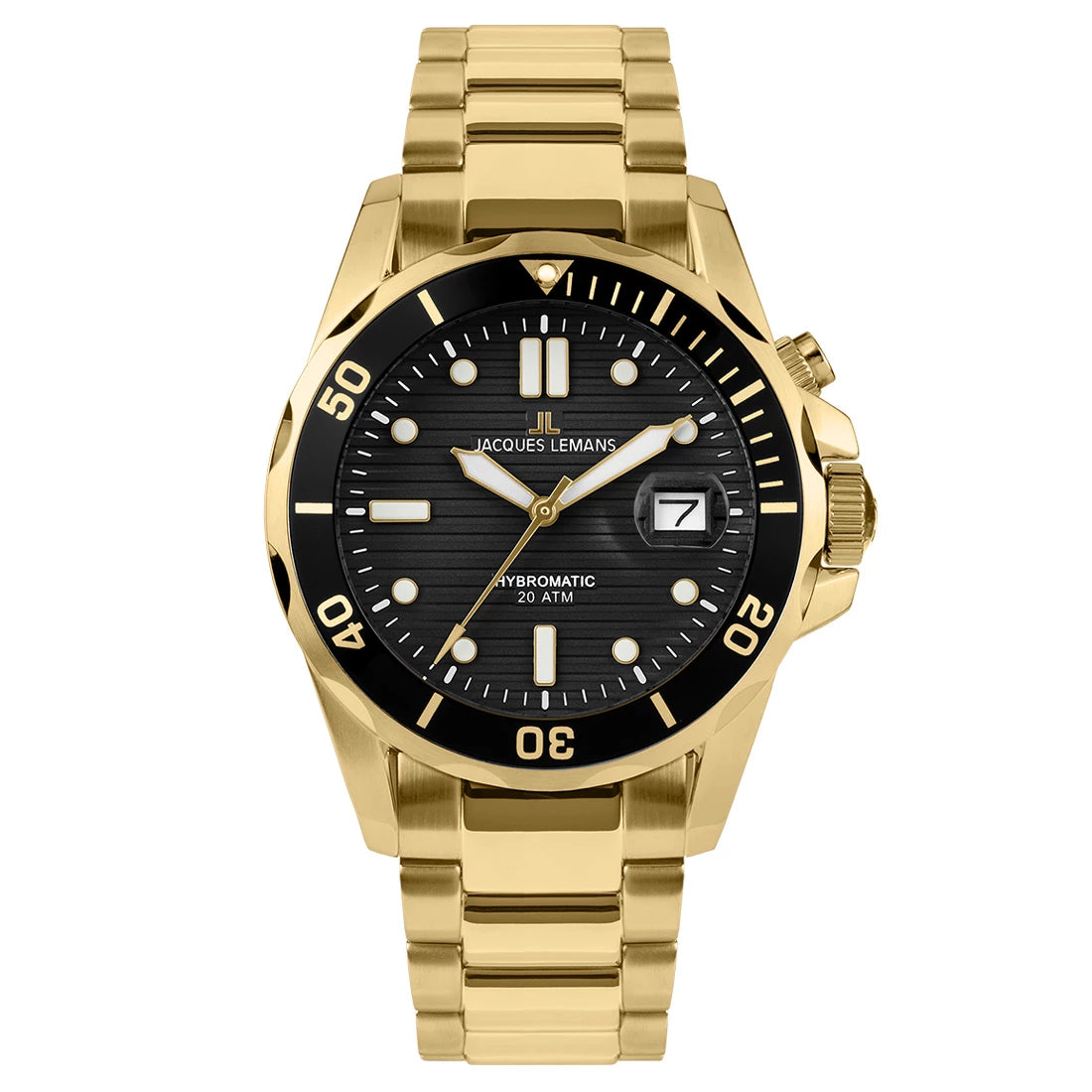 Jacques Lemans Hybromatic Hybromatic Zwart 41 mm