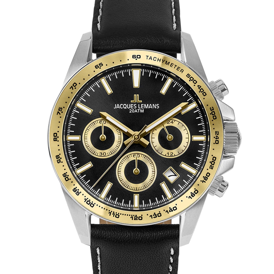 Jacques Lemans Liverpool Quartz Zwart 41 mm