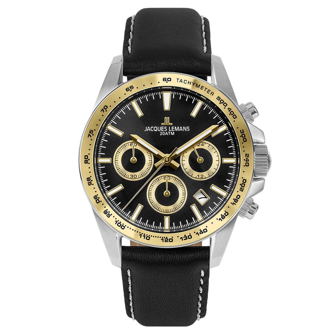 Jacques Lemans Liverpool Quartz Zwart 41 mm