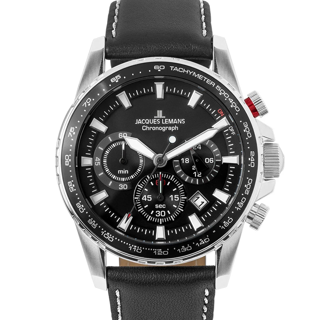 Jacques Lemans Liverpool Quarz Schwarz