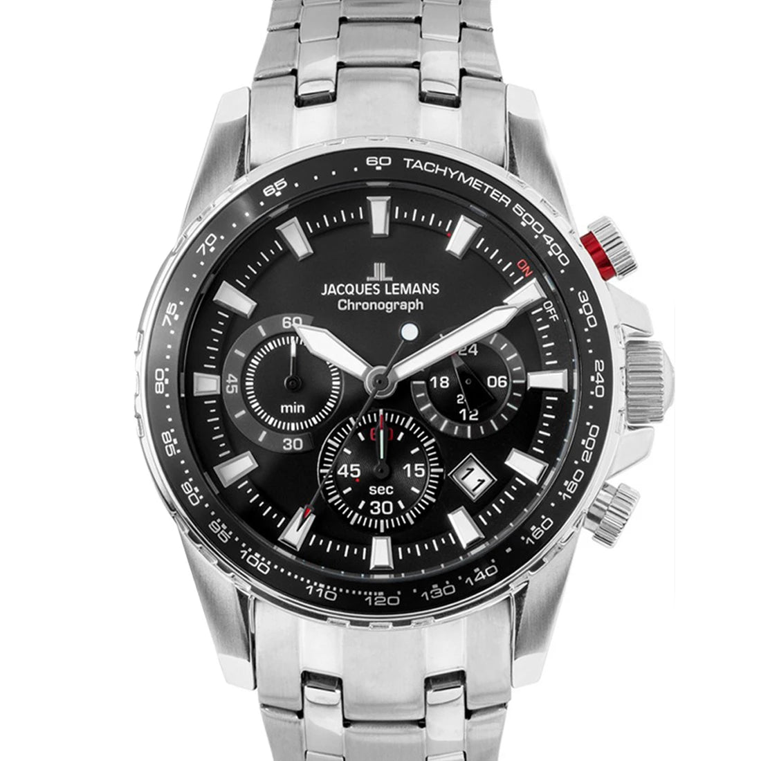 Jacques Lemans Liverpool Quarz Schwarz
