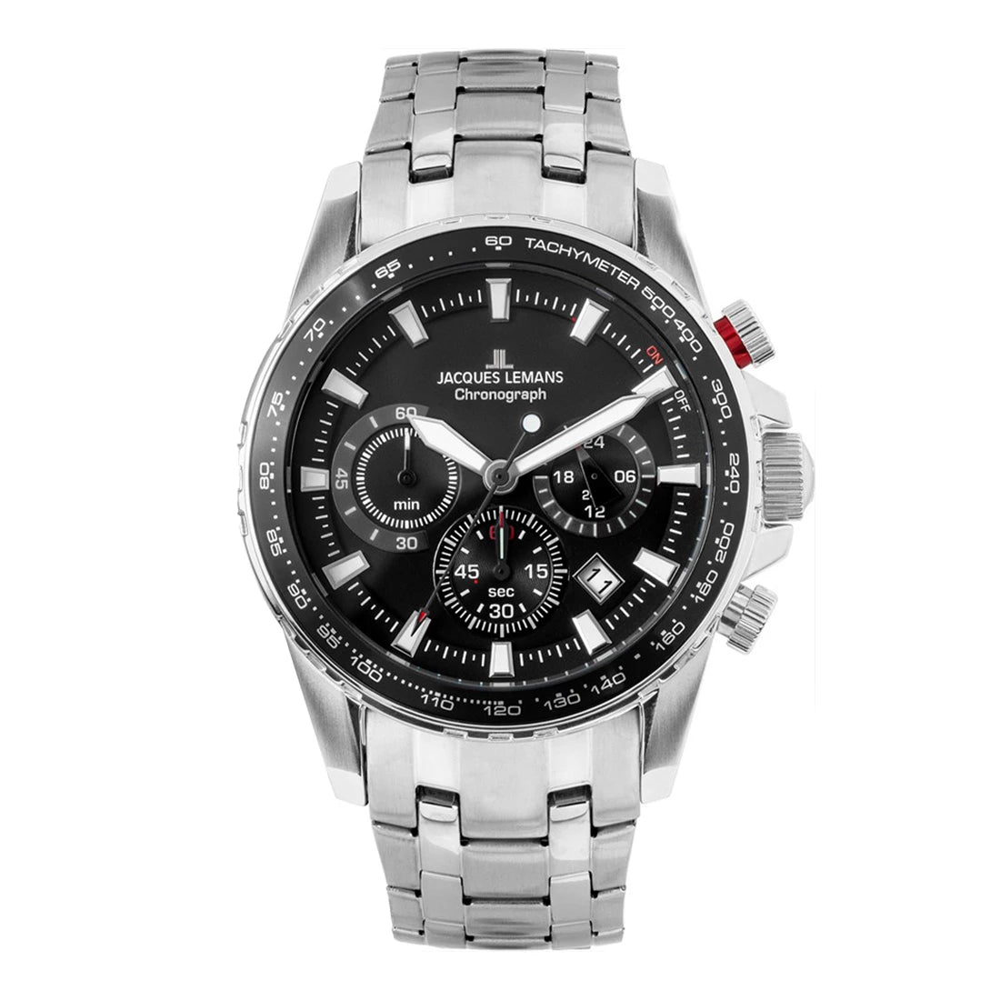 Jacques Lemans Liverpool Quarz Schwarz