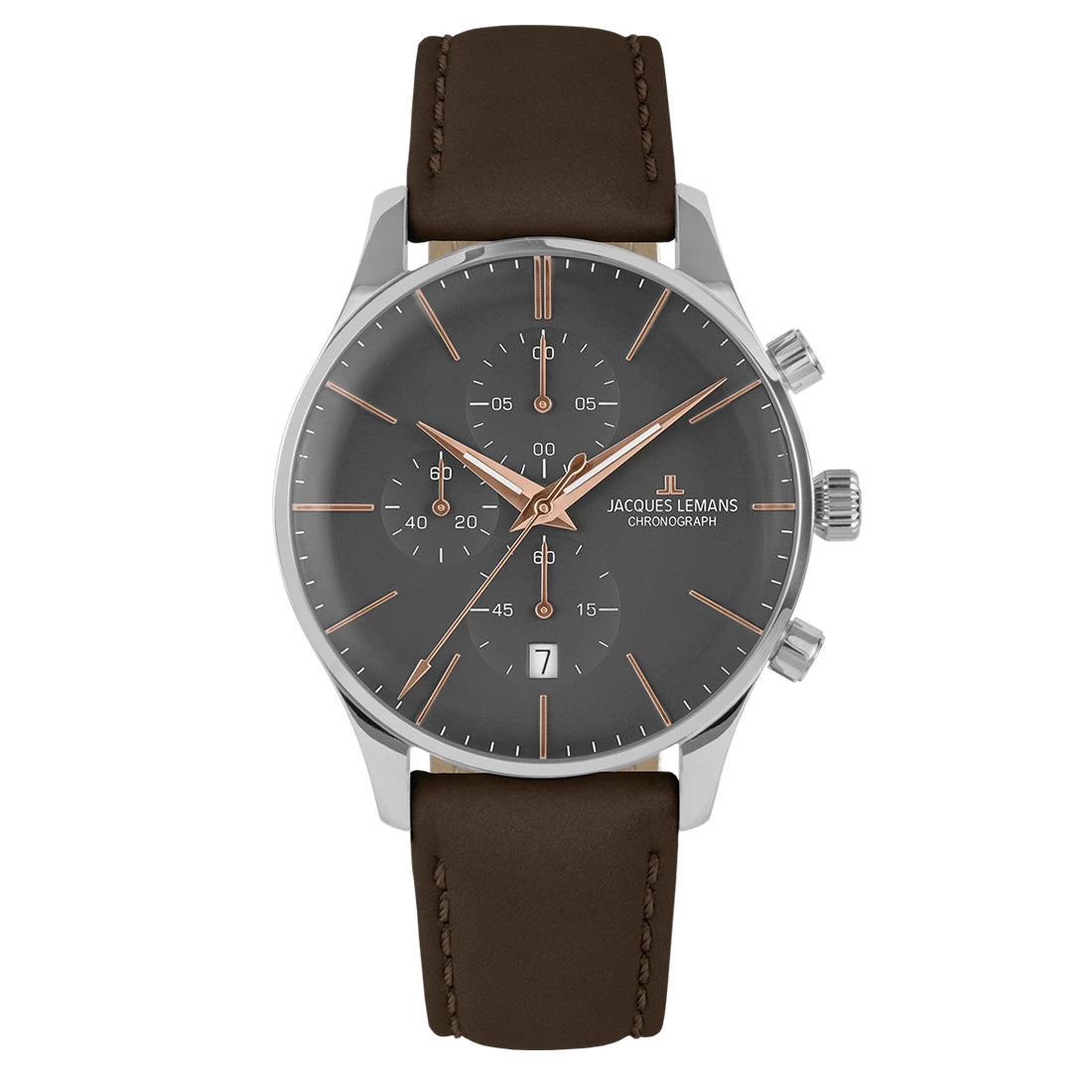 Jacques Lemans London Quartz Grijs 40 mm