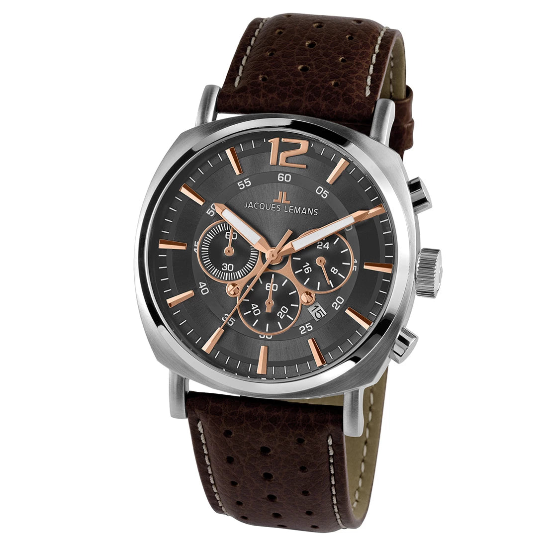 Jacques Lemans Lugano Quarz Grau