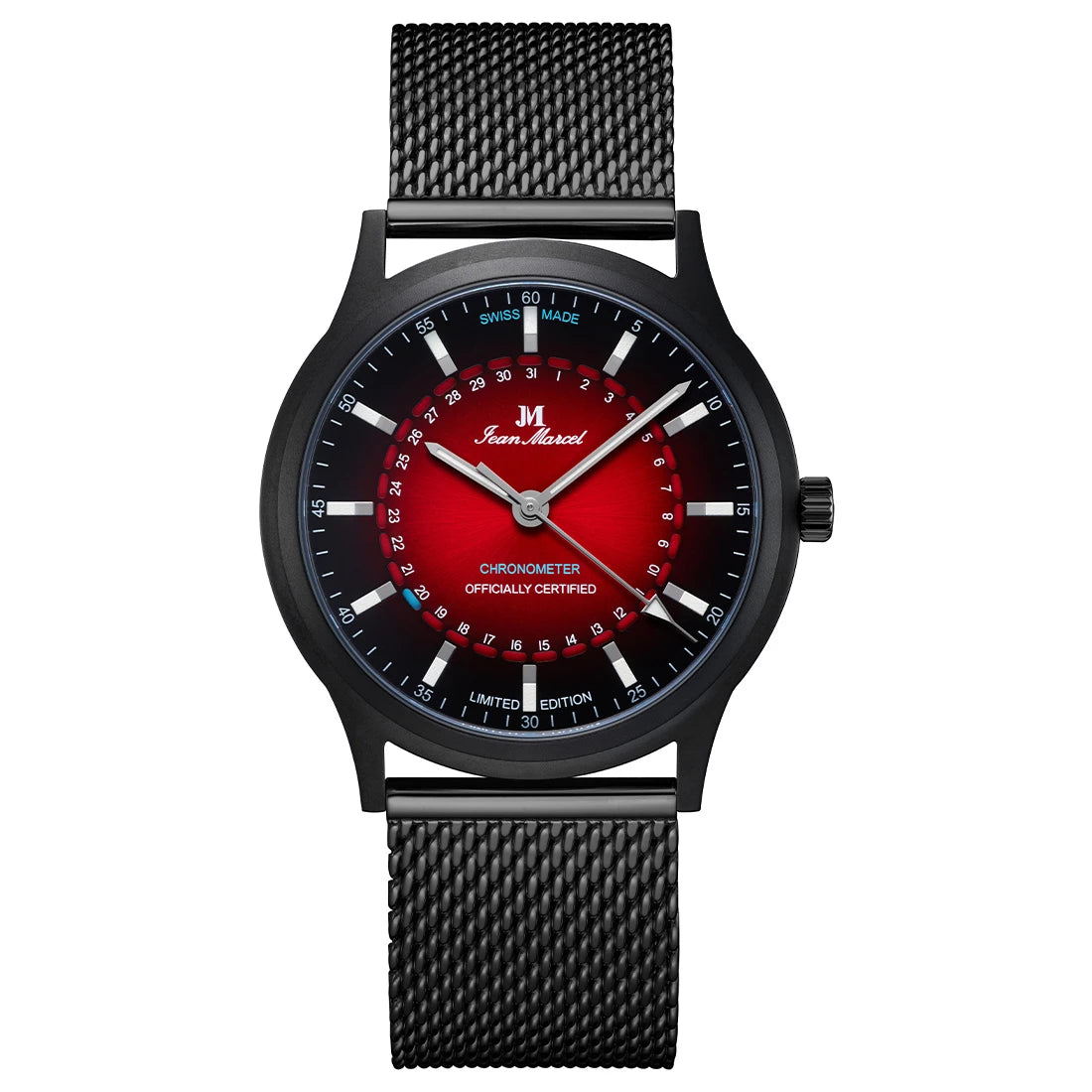 Jean Marcel Stealth COSC Chronometer Automatic Red 41mm
