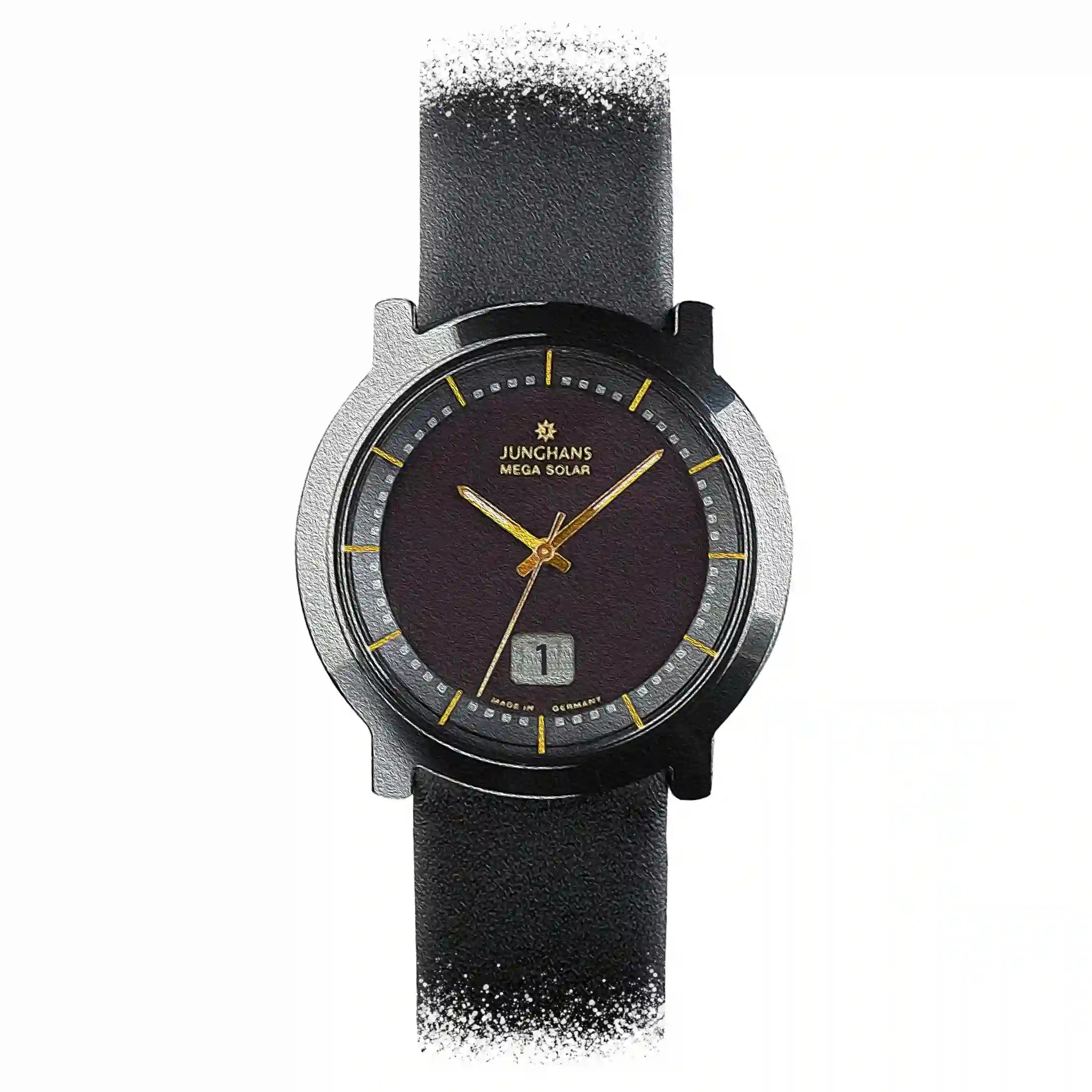 Junghans Meister GPS-Solar Schwarz