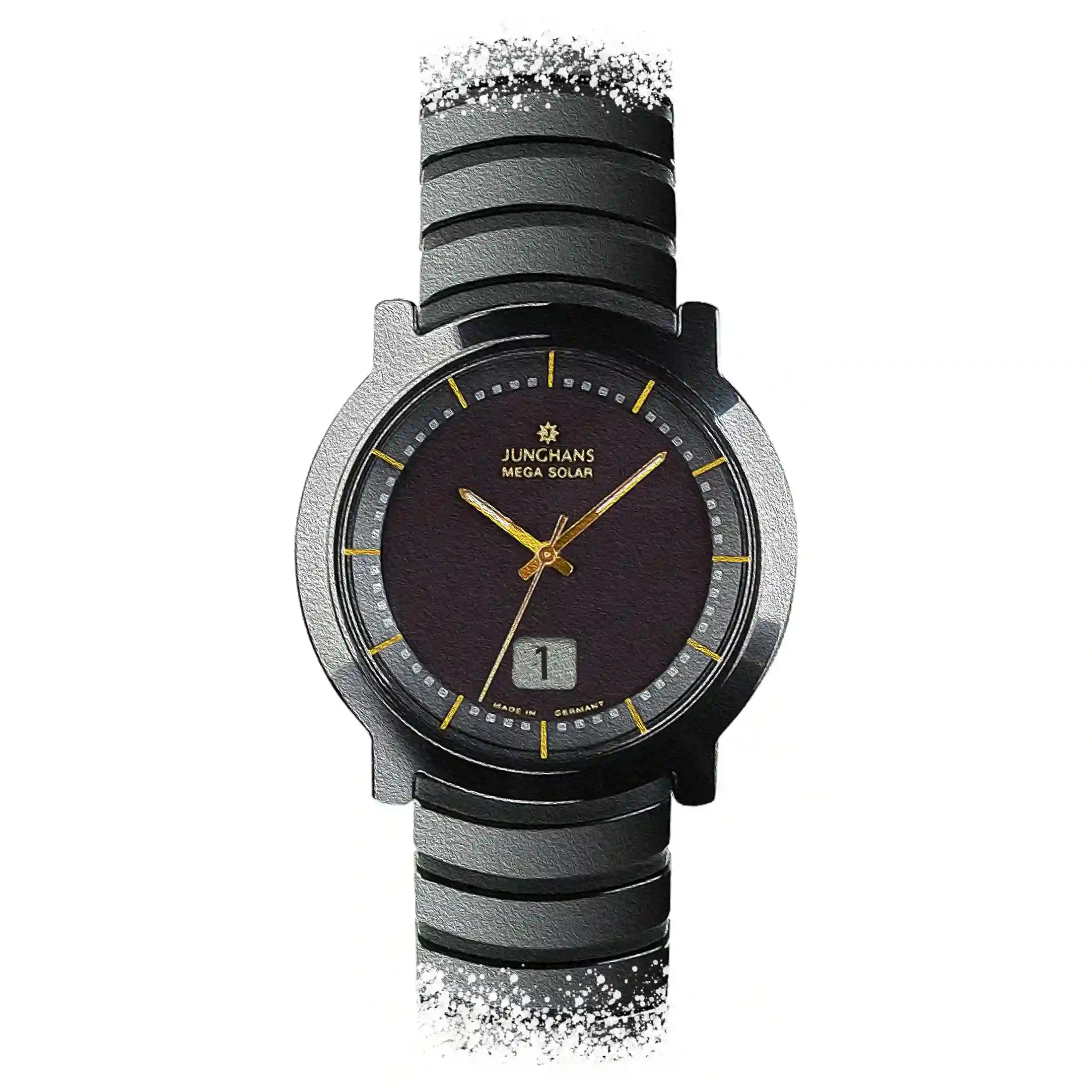 Junghans Meister GPS-Solar Schwarz