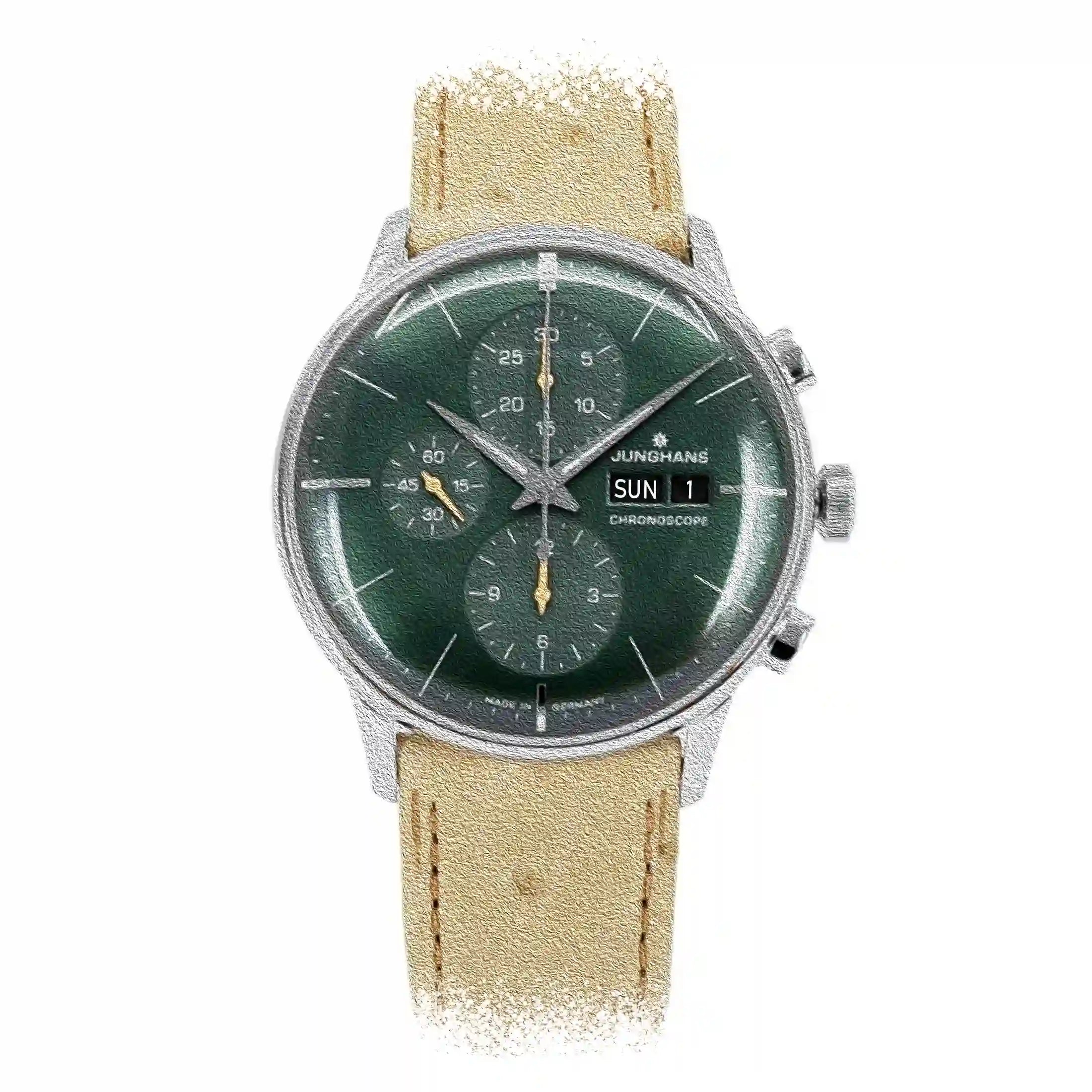 Junghans Meister Automatic Green 41mm German Calendar