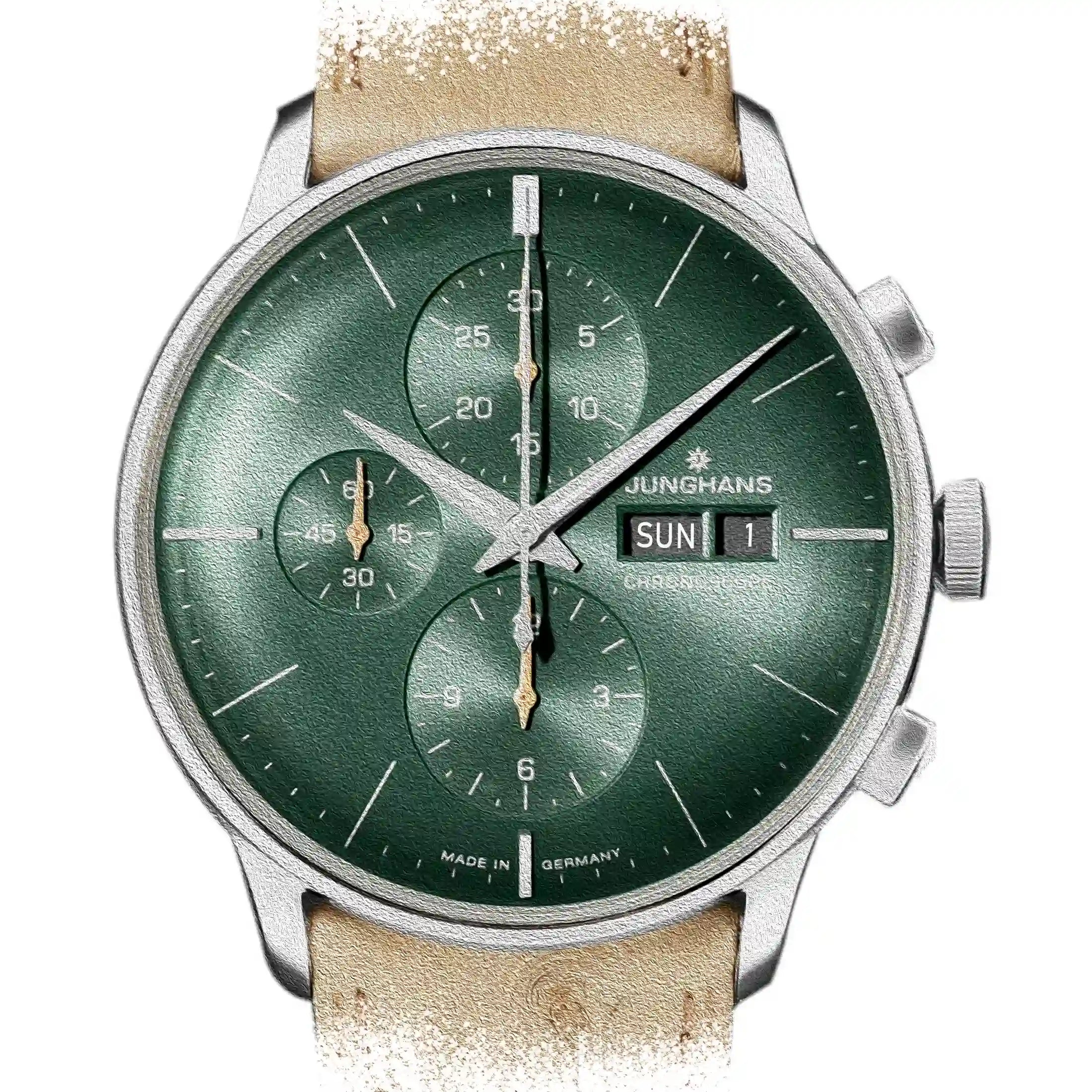 Junghans Meister Automatic Green 41mm English Calendar