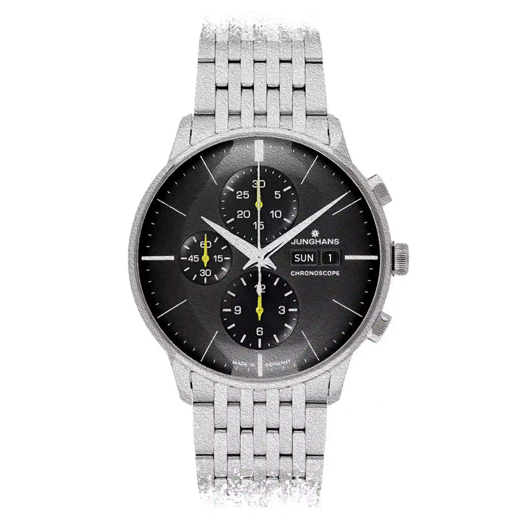 Junghans Meister Automatic Grey 40mm German Calendar