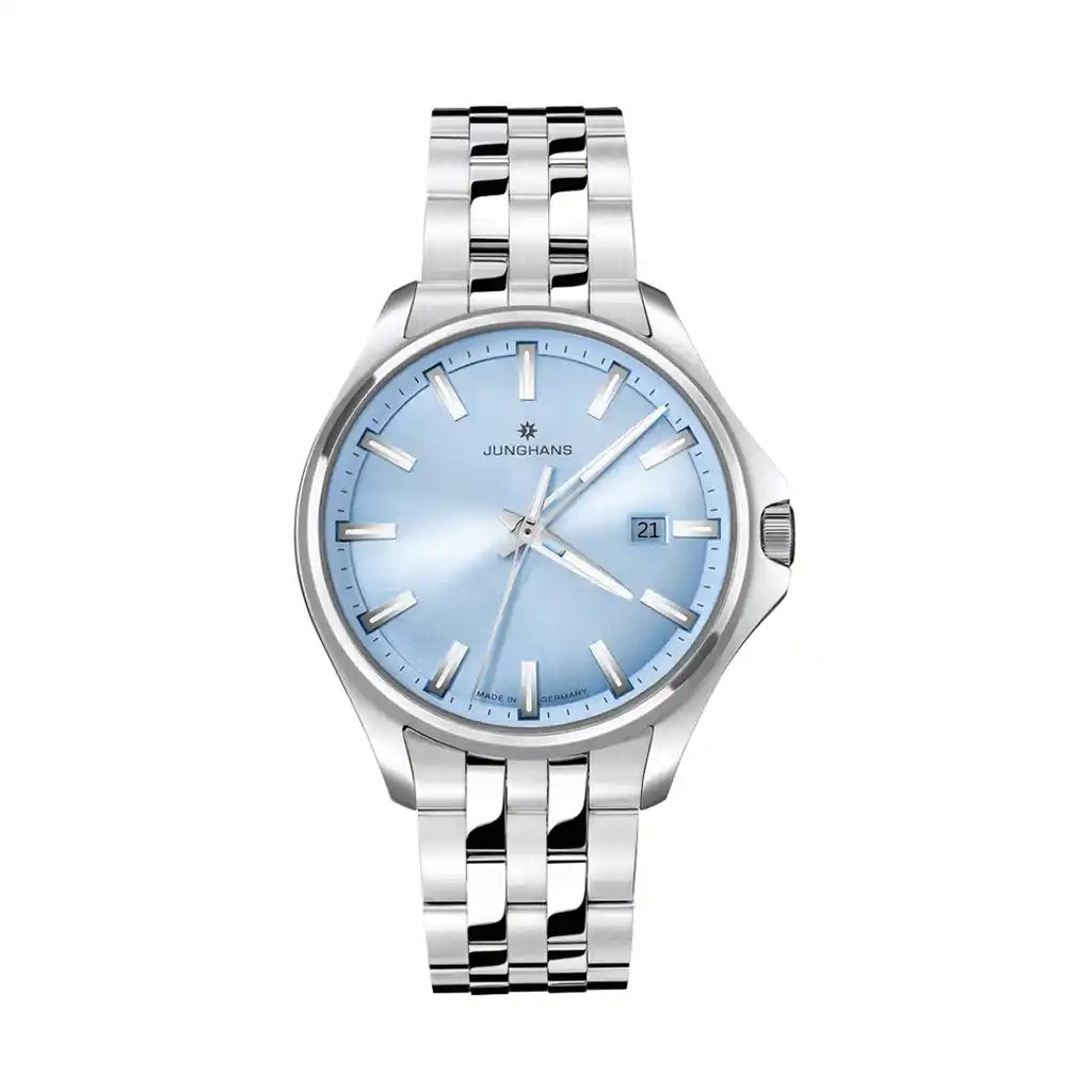 Junghans Meister 47/4531.44 Blue Dial Stainless steel 35mm Watch