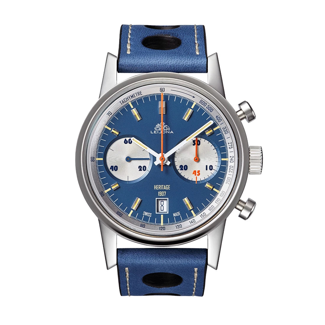 Voutilainen x Leijona Urho Chrono Automatic Blue 42mm