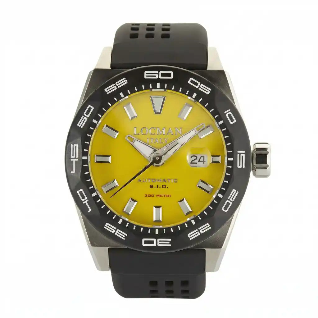 Locman Stealth Automatic Yellow 46mm