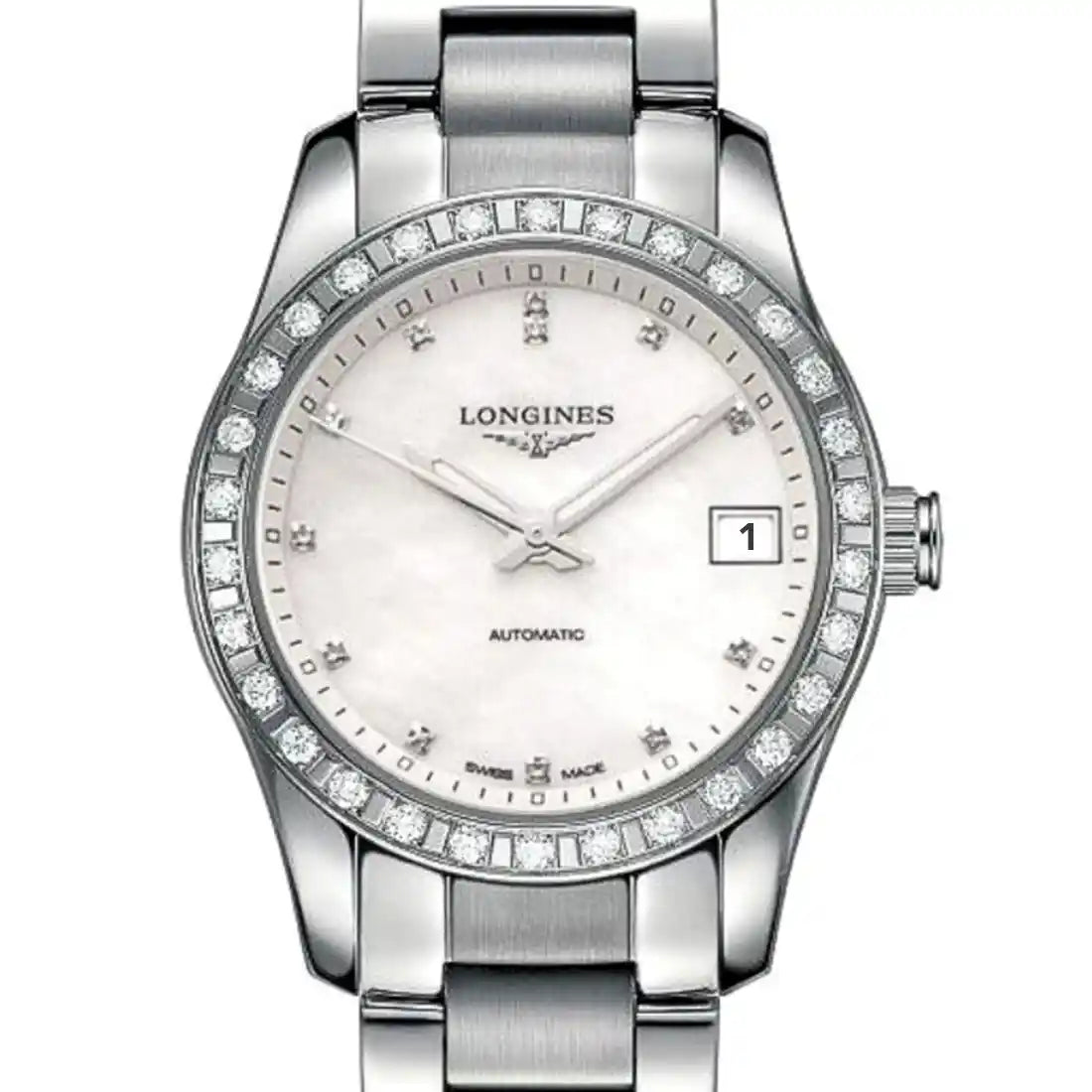 Longines Conquest Automatic Mother of Pearl 30 mm