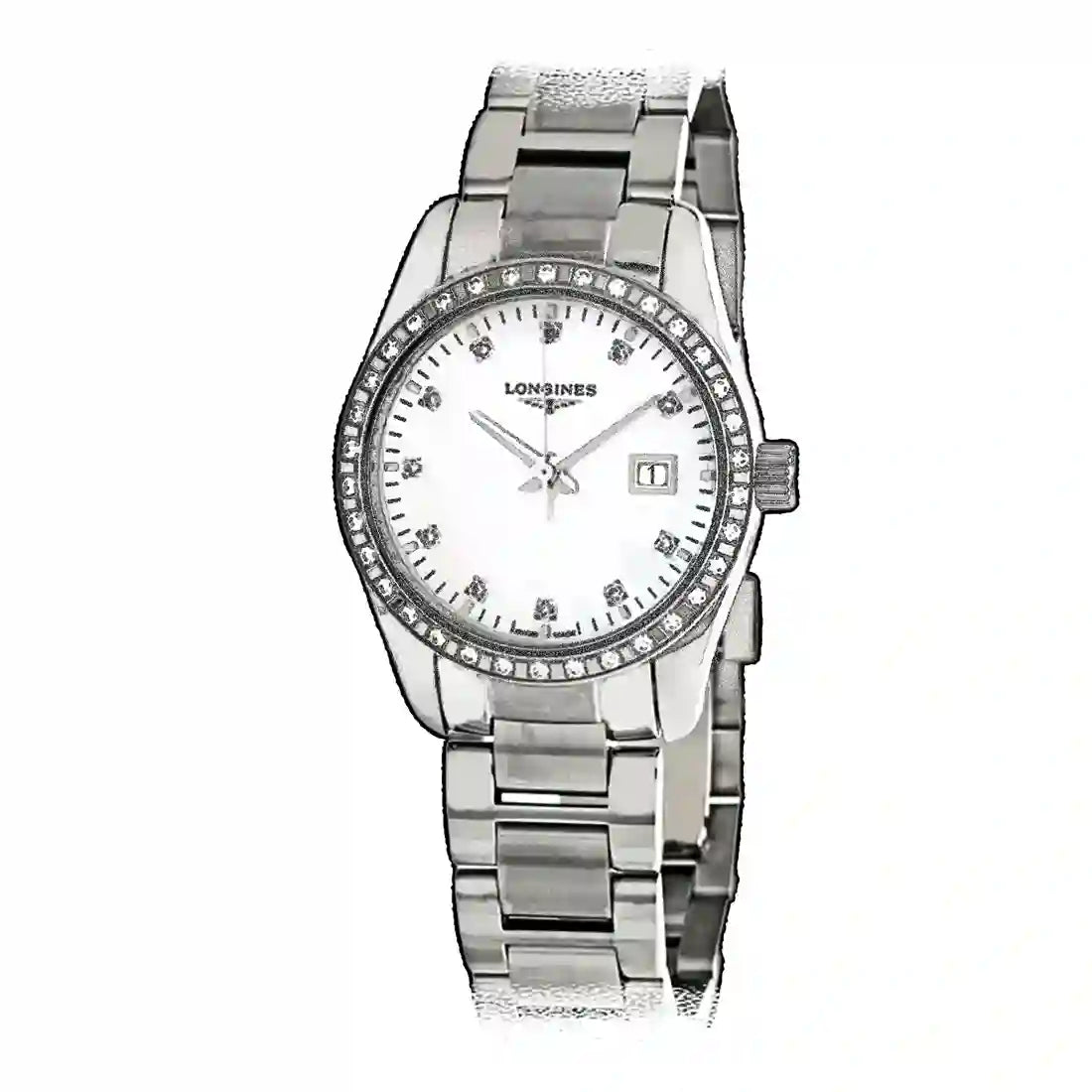 Longines Conquest Quartz met parelmoer, 30 mm