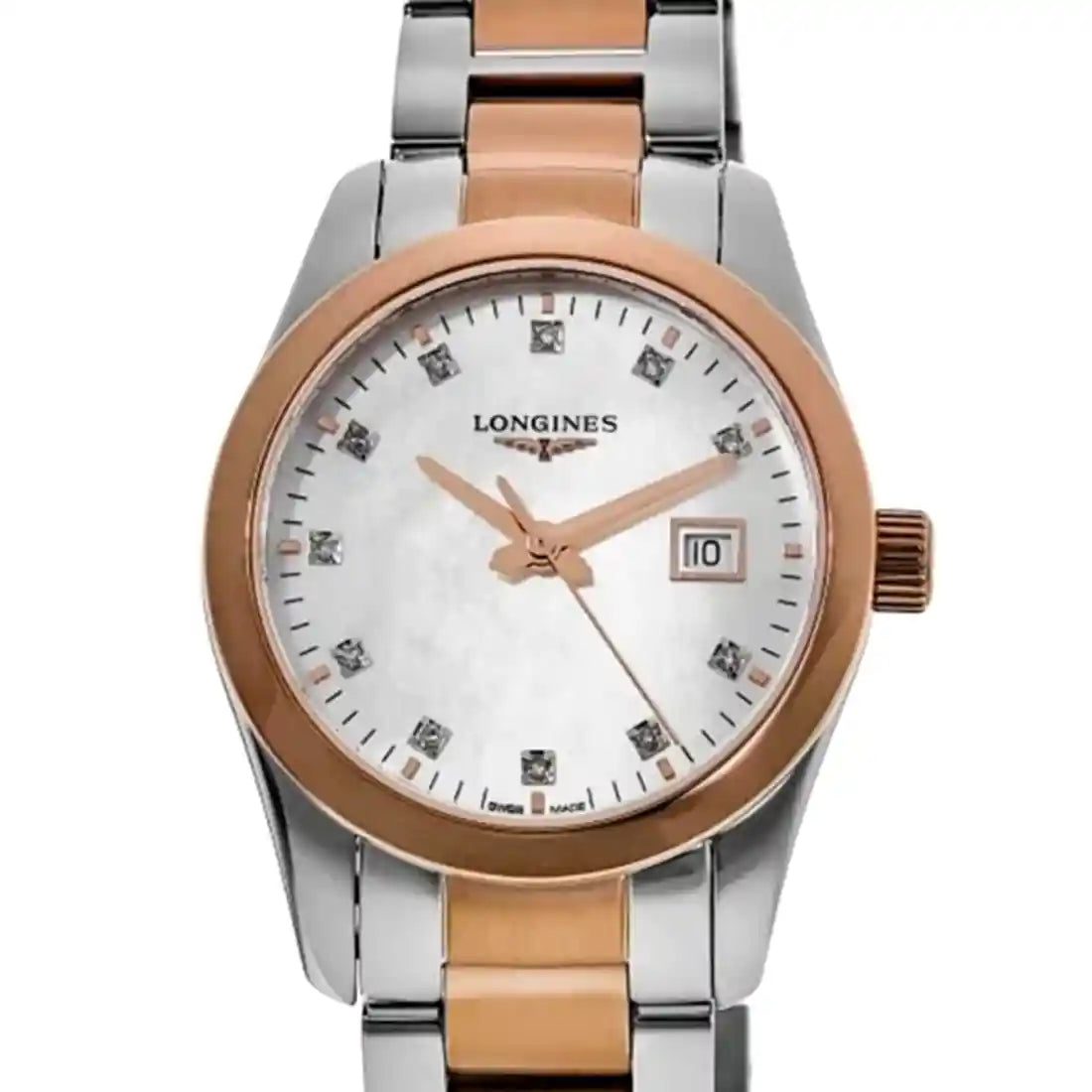 Longines Conquest Quarz Perlmutt