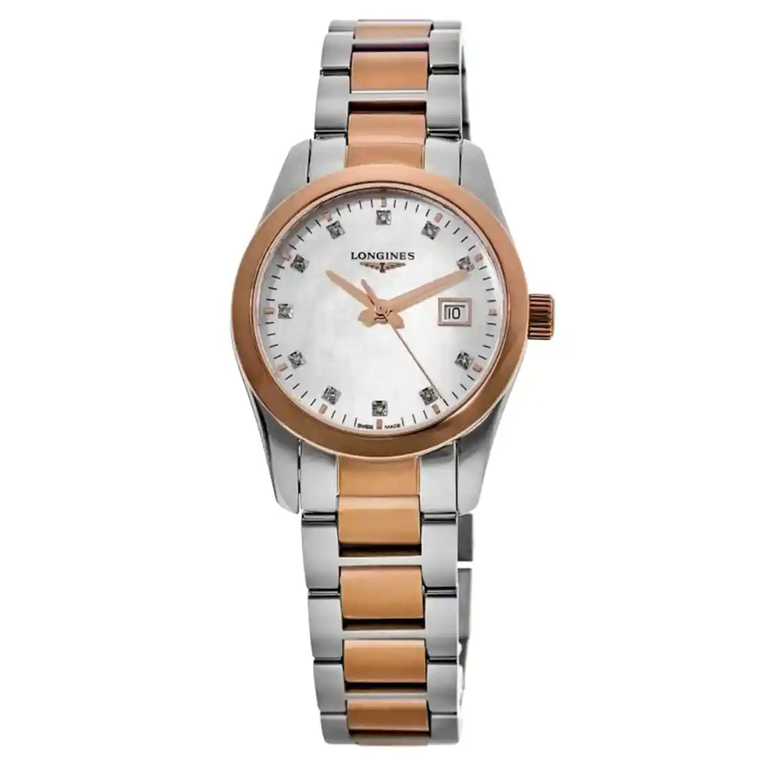 Longines Conquest Quarz Perlmutt