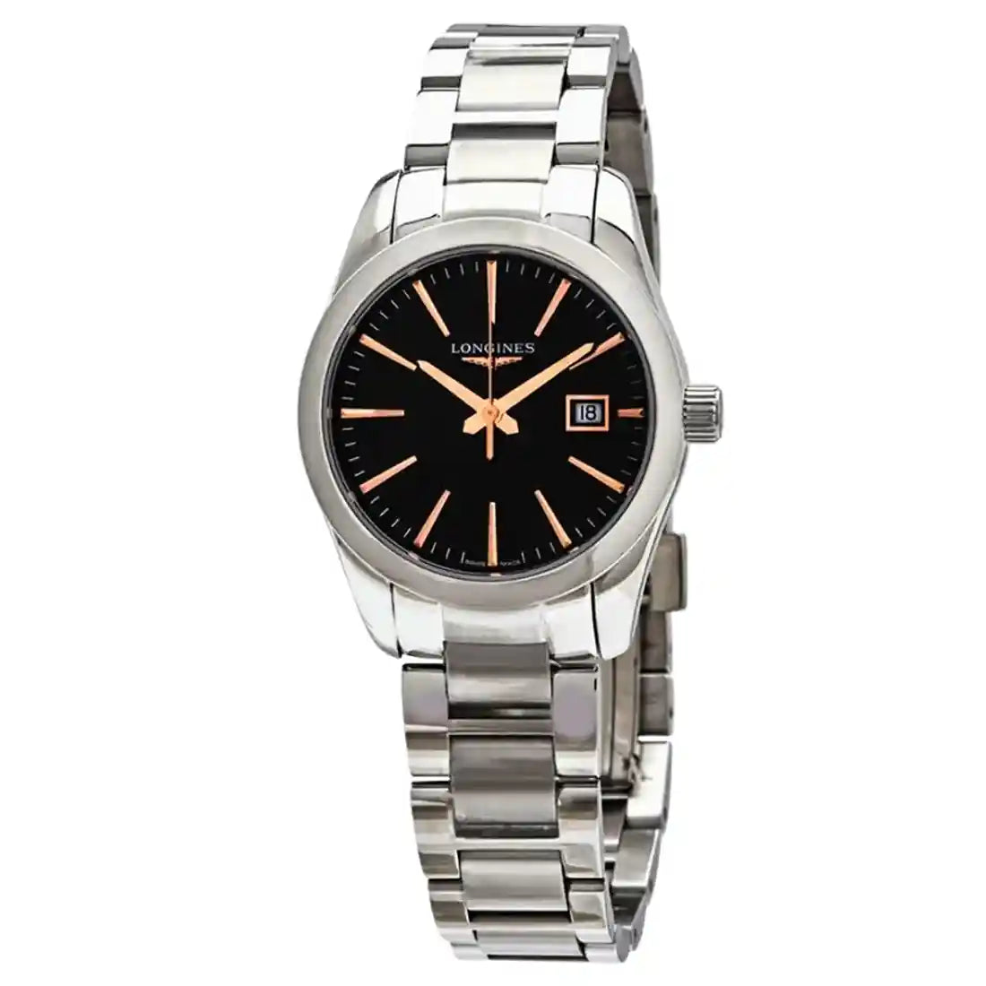 Longines Conquest Quartz Zwart 30 mm