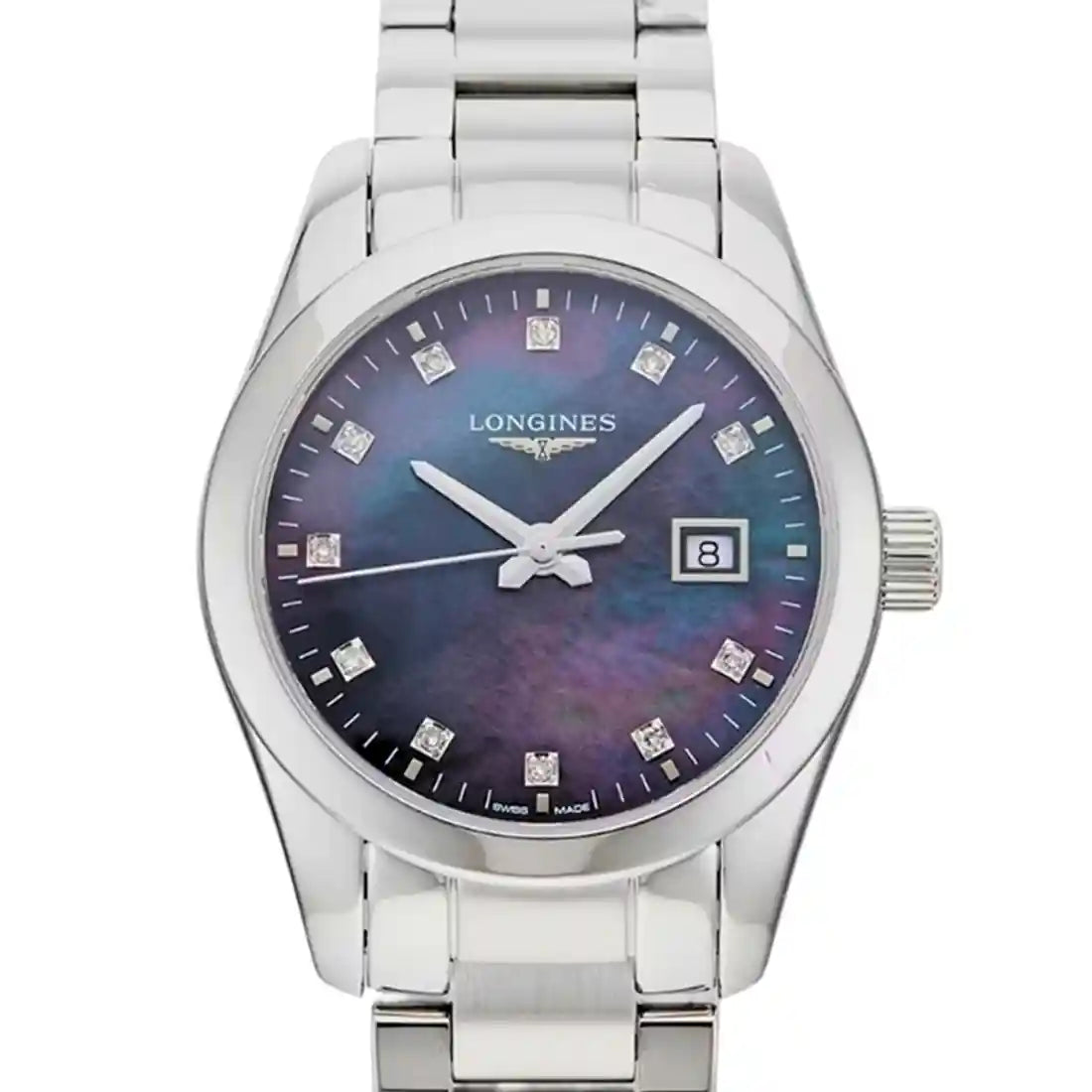 Longines Conquest Quartz met parelmoer, 30 mm