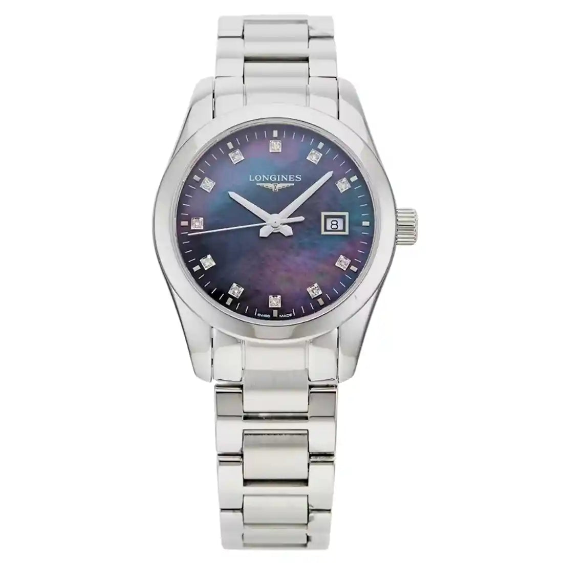 Longines Conquest Quartz met parelmoer, 30 mm