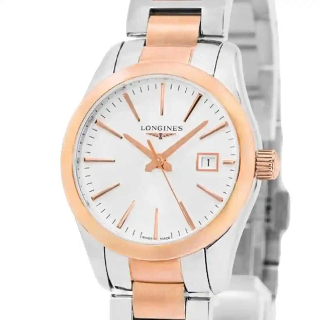 Longines Conquest Quartz Zilver 34 mm