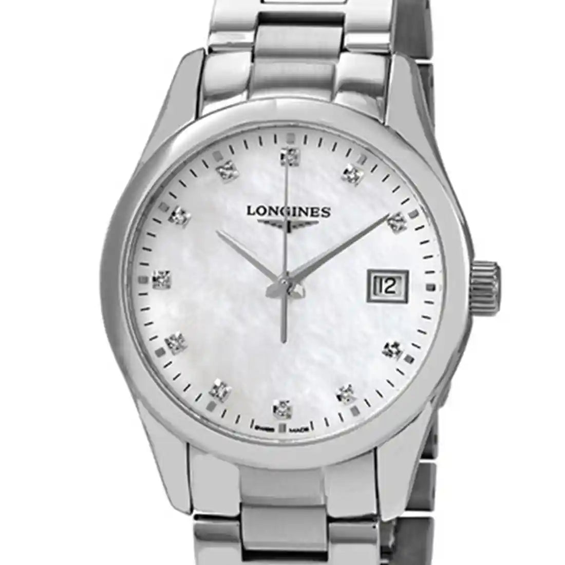 Longines Conquest Quartz Mother of Pearl 34mm