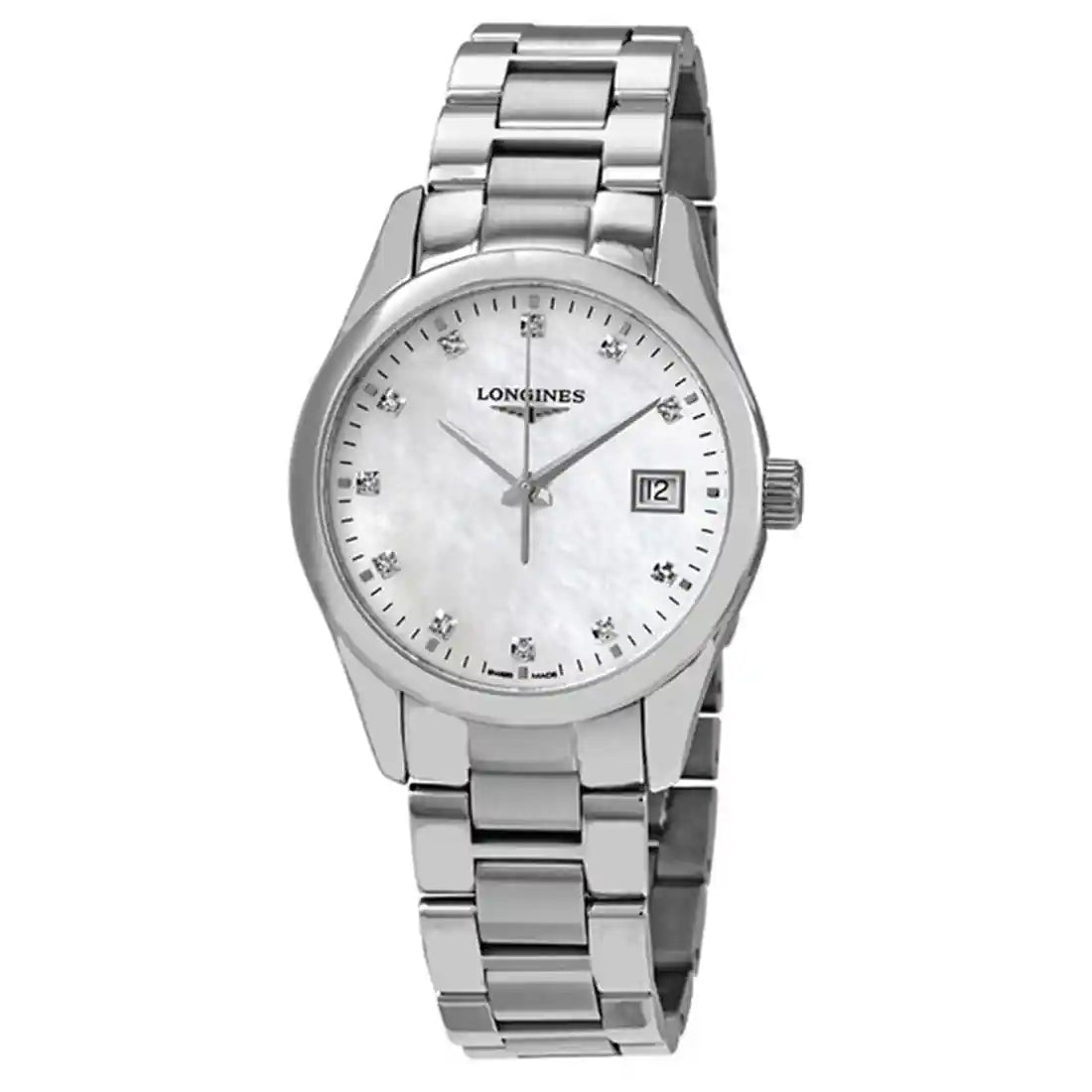 Longines Conquest Quartz Mother of Pearl 34mm