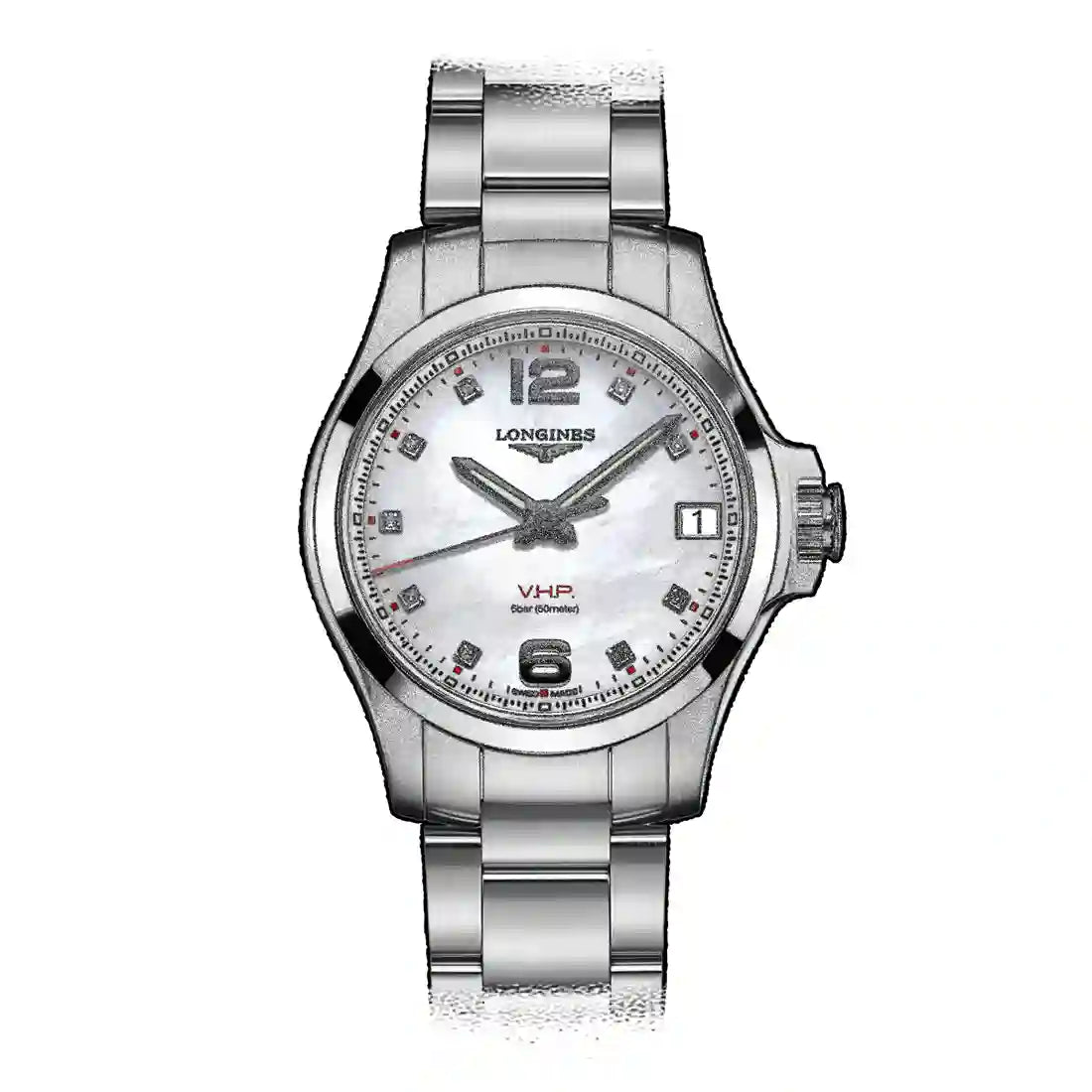 Longines Conquest Quartz met parelmoer 36 mm