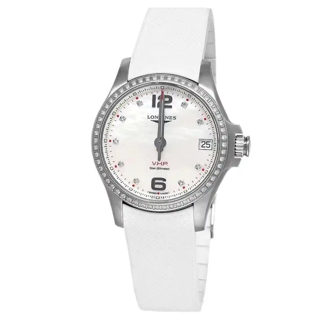 Longines Conquest Quartz met parelmoer 36 mm