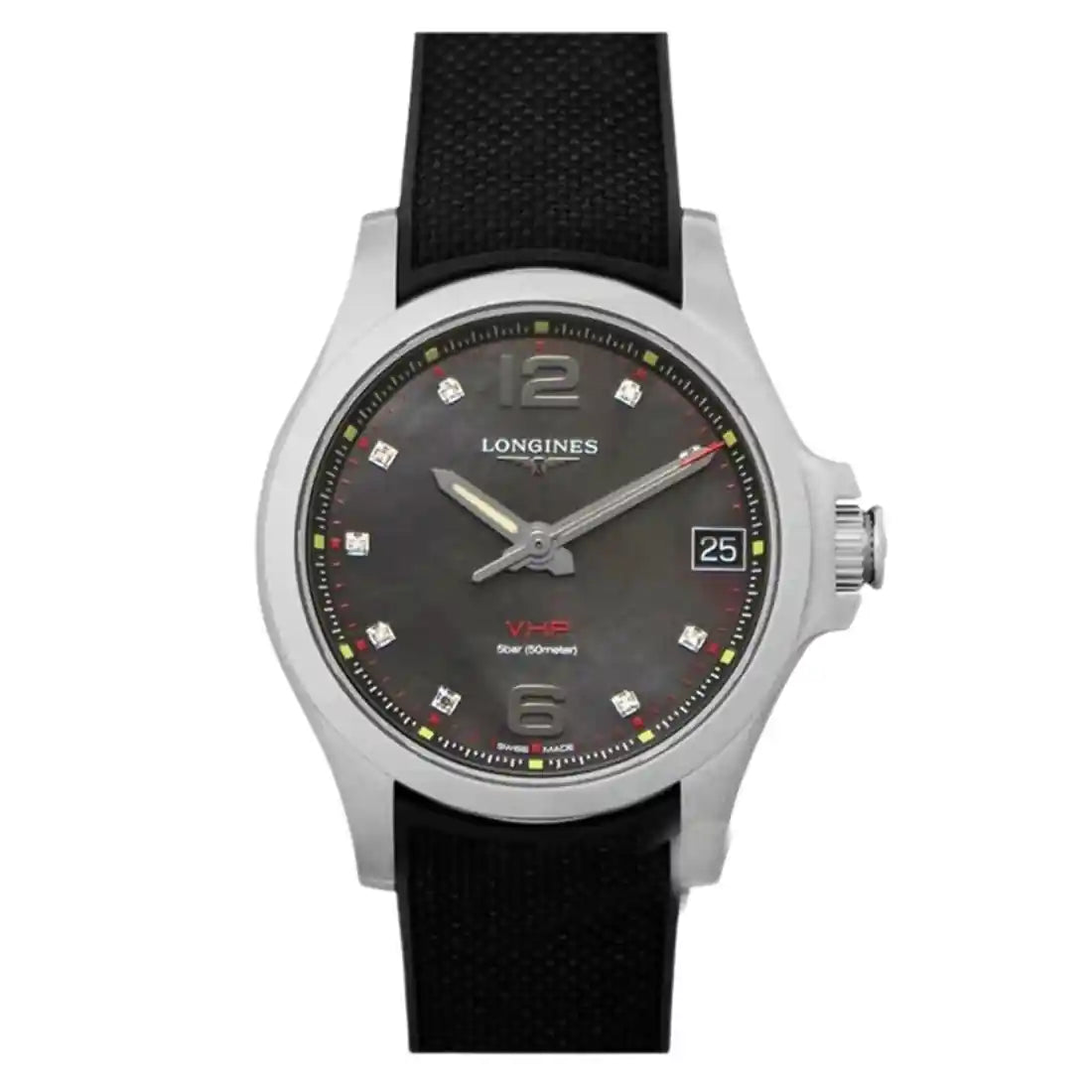 Longines Conquest Quartz met parelmoer 36 mm