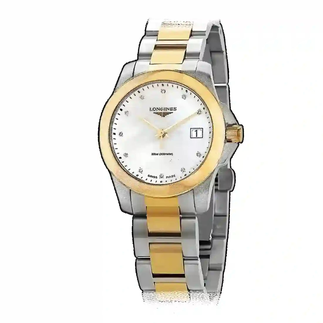 Longines Conquest Quarz Perlmutt