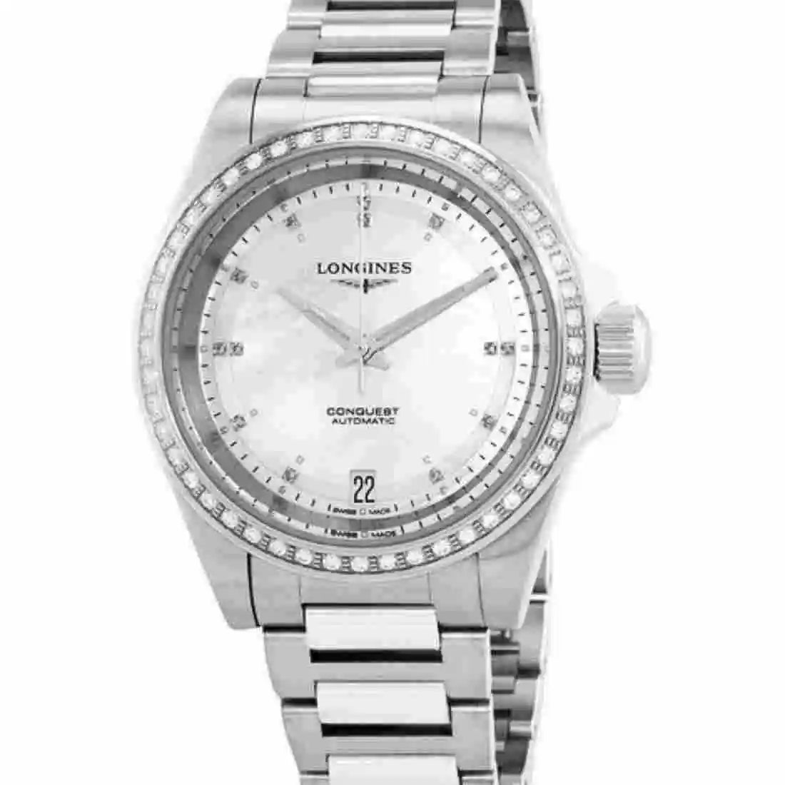 Longines Conquest Automatic met parelmoer, 37 mm