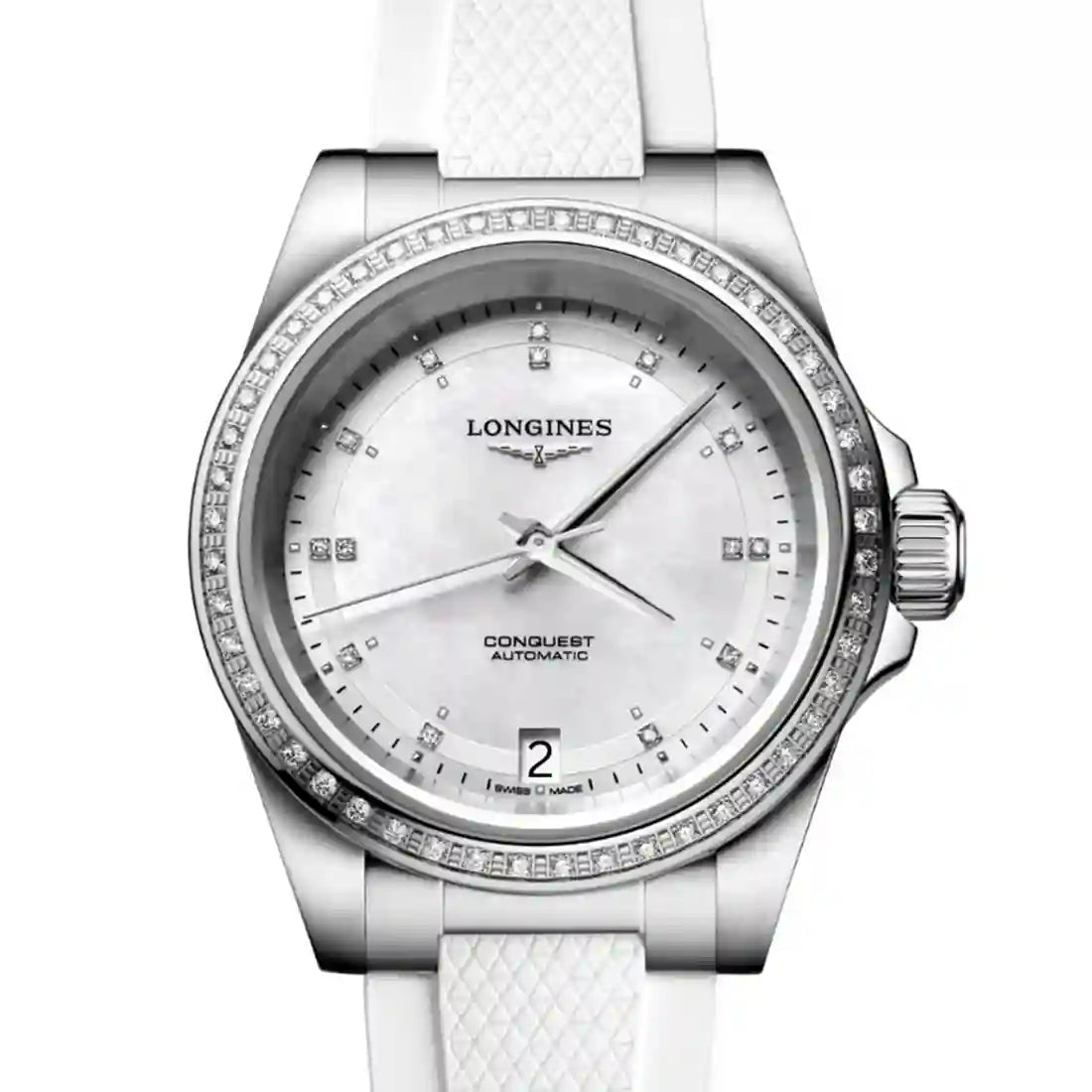 Longines Conquest Automatik Perlmutt