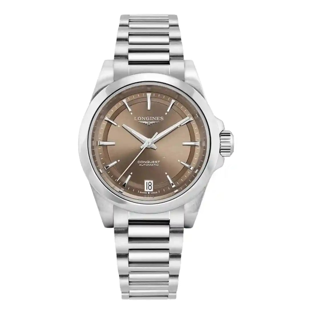 Longines Conquest Automatic bruin 34 mm